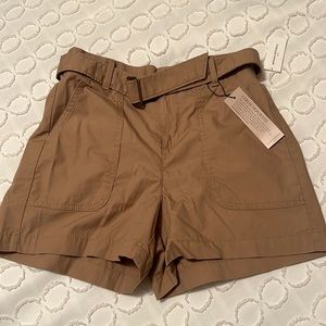 NWT Banana a republic Tan Belted Cargo Short
